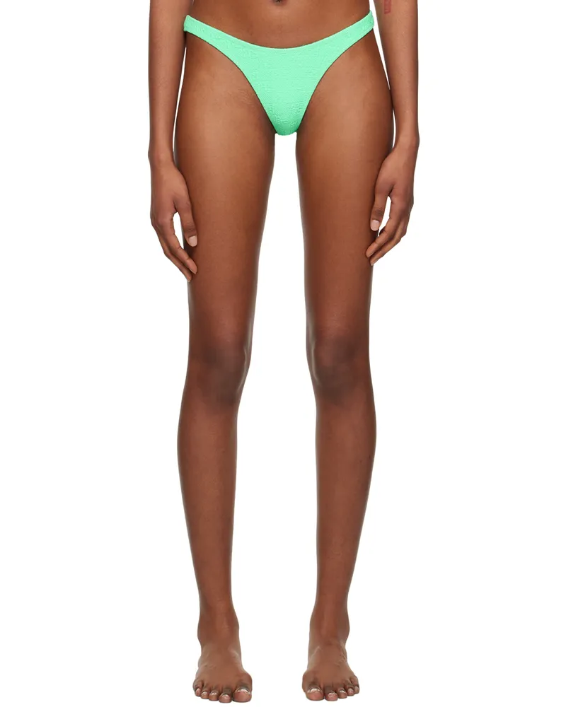 Alexander Wang Green Jacquard Bikini Bottom 347