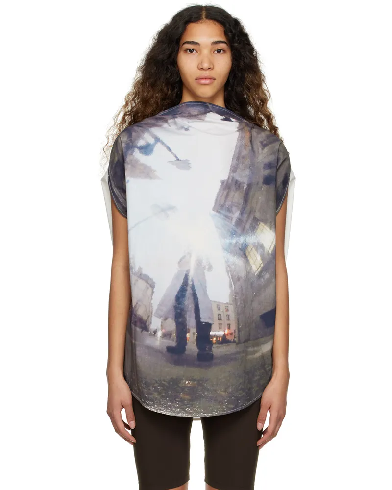 Maison Margiela Multicolor Printed Blouse 001s