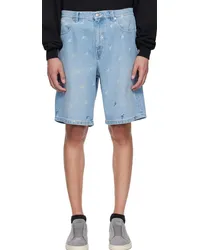 Axel Arigato Blue Miles Denim Shorts Mid