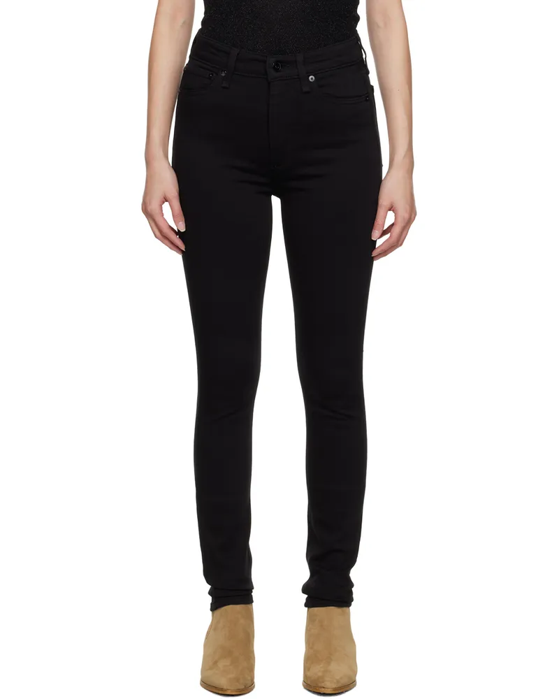 Rag & Bone Black Nina Jeans Black