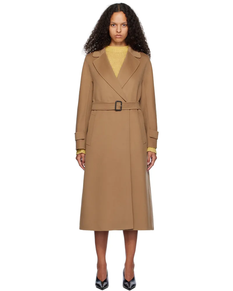Max Mara Tan Ebano Coat 045