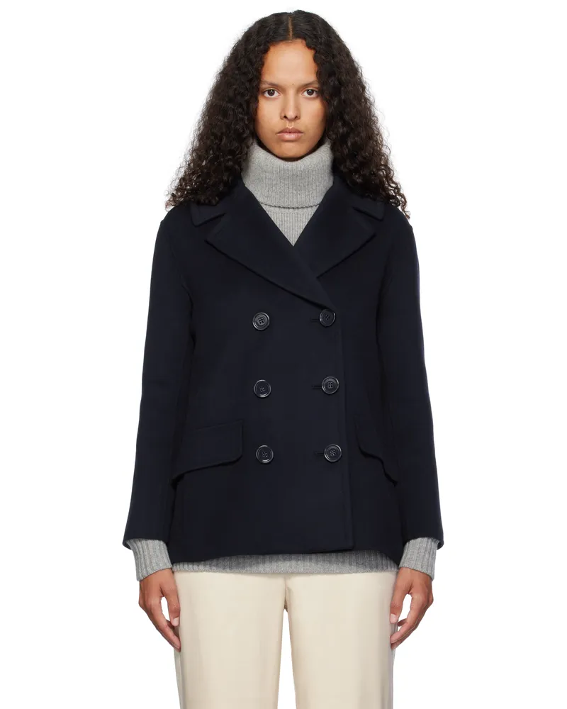 Max Mara Navy Efebo Peacoat 081