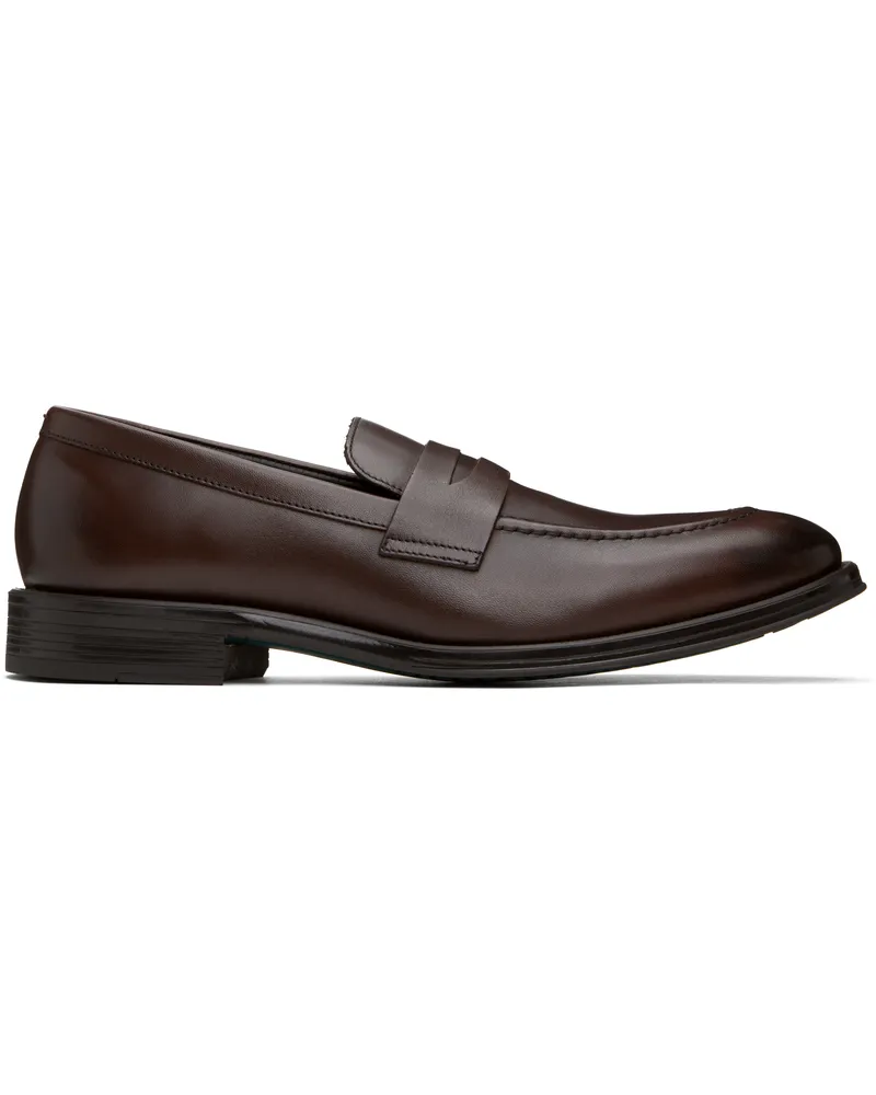 Paul Smith Brown Leather Pierce Loafers 69
