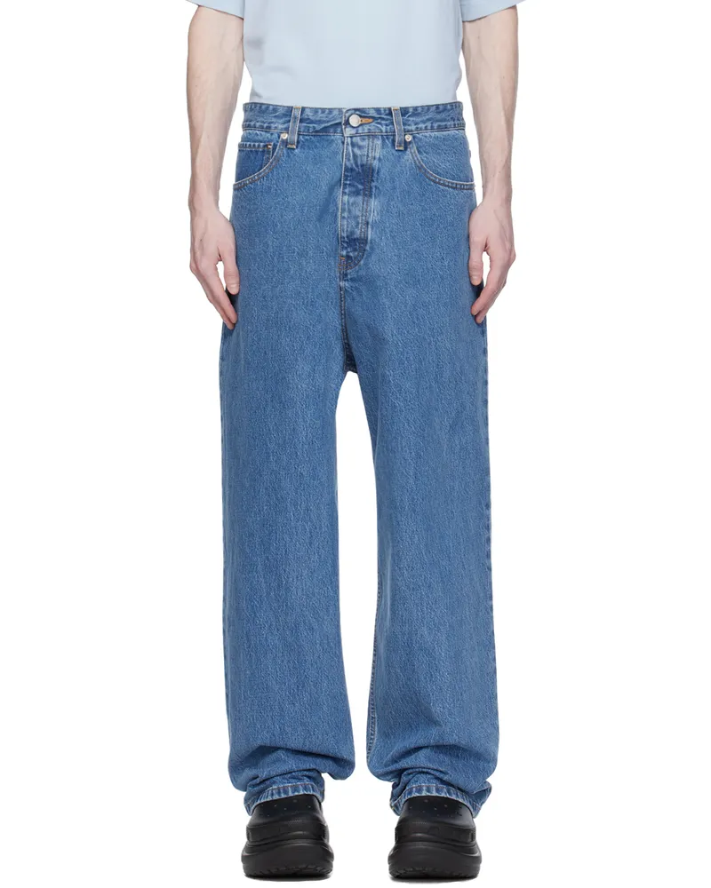 VTMNTS Blue Baggy Jeans Blue