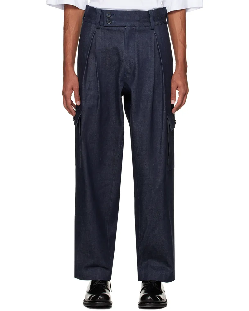 ABAGA VELLI Indigo Guerrilla Jeans Blue