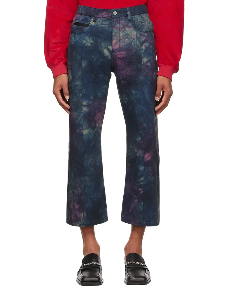 Palmer Purple Tie-Dye Jeans Purple