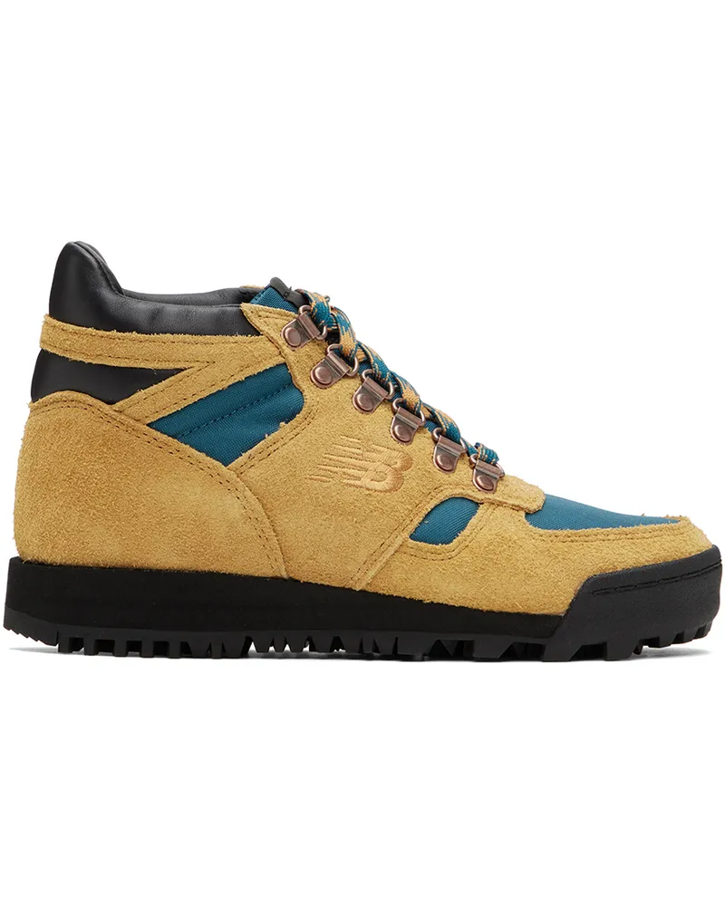 New Balance Tan & Blue Rainier Boots Faded