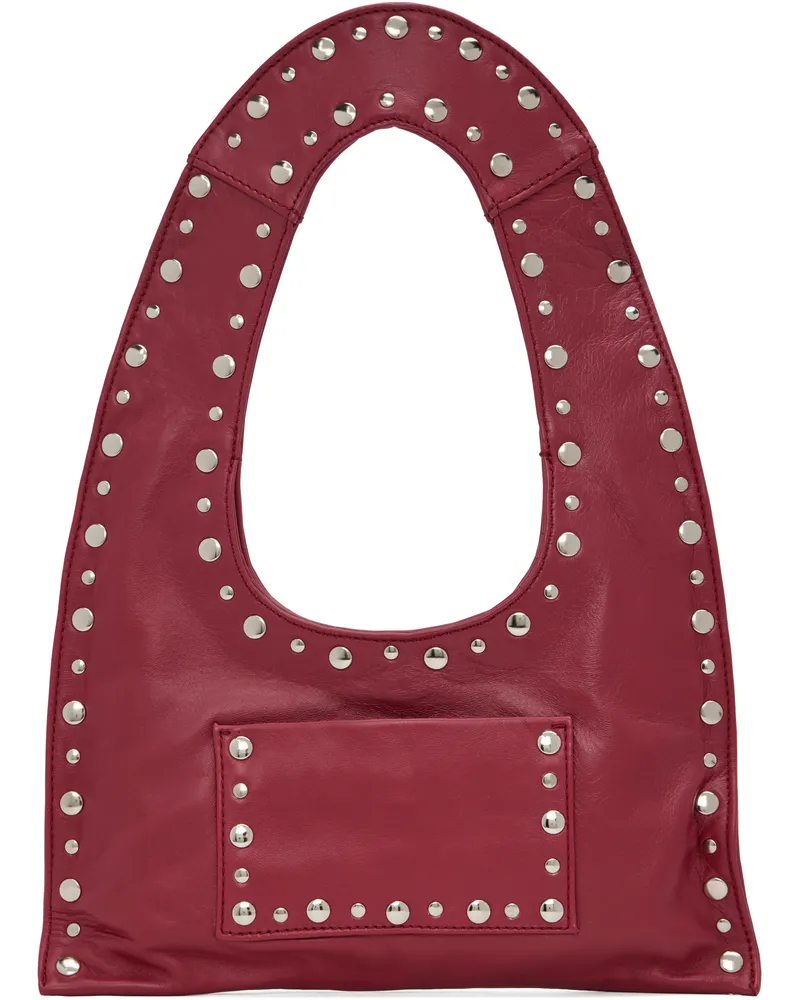 GIMAGUAS Red Mini Franca Bag Bordeaux