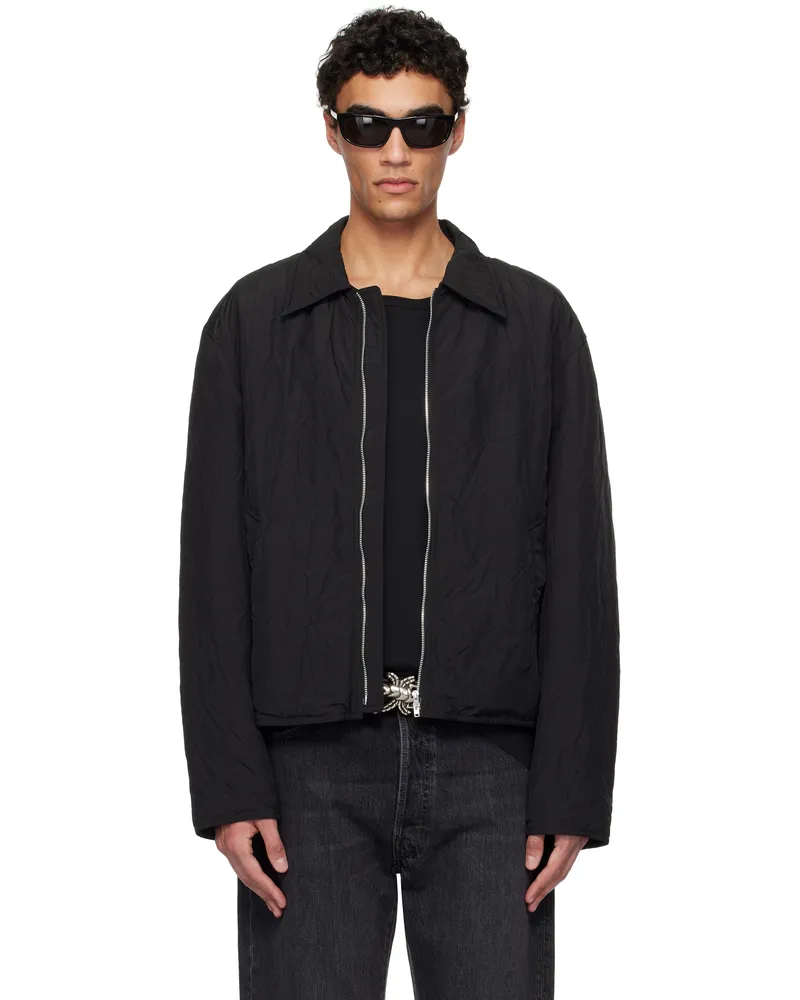 Our Legacy Black Slight Jacket Shining