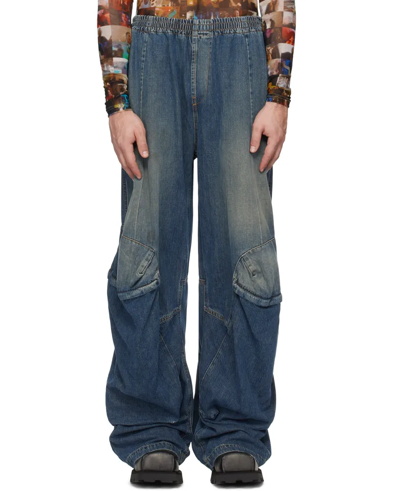 Diesel Blue D-Para-Fsf Jeans 01