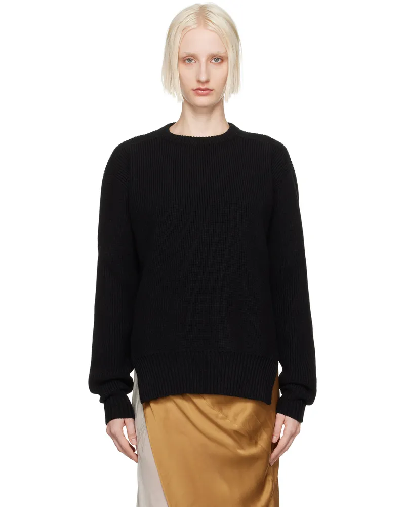Rick Owens Black Porterville Heavy Sweater 09