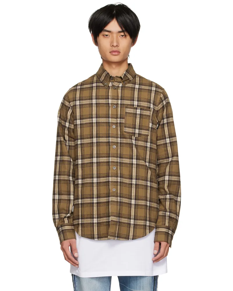 Faith Connexion Brown Pyjama Shirt Brown