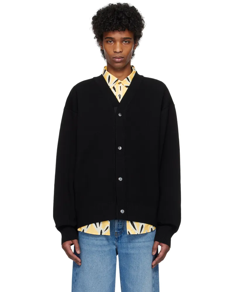 Jacquemus Black La Casa 'The Buttoned' Cardigan 990