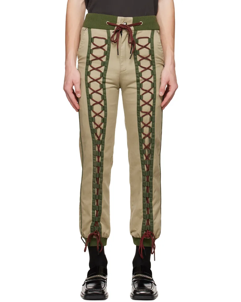 Youths In Balaclava Khaki Flight Trousers 1