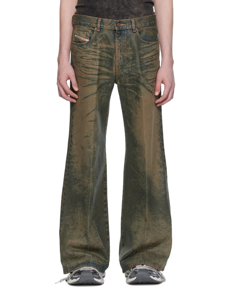 Diesel SSENSE Exclusive Brown Jeans 01