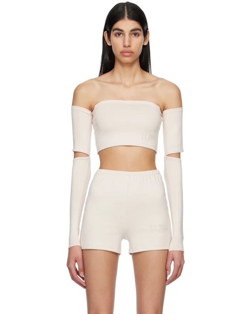 Maison Margiela Off-White Bodycon T-Shirt 102