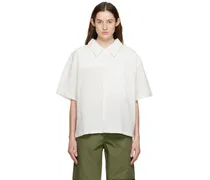White Zip Pocket Shirt