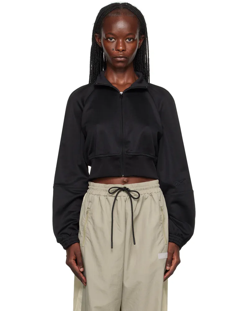 Reebok Black Cropped Jacket Black