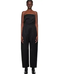 Issey Miyake Black Wide-Leg Jumpsuit 15-black