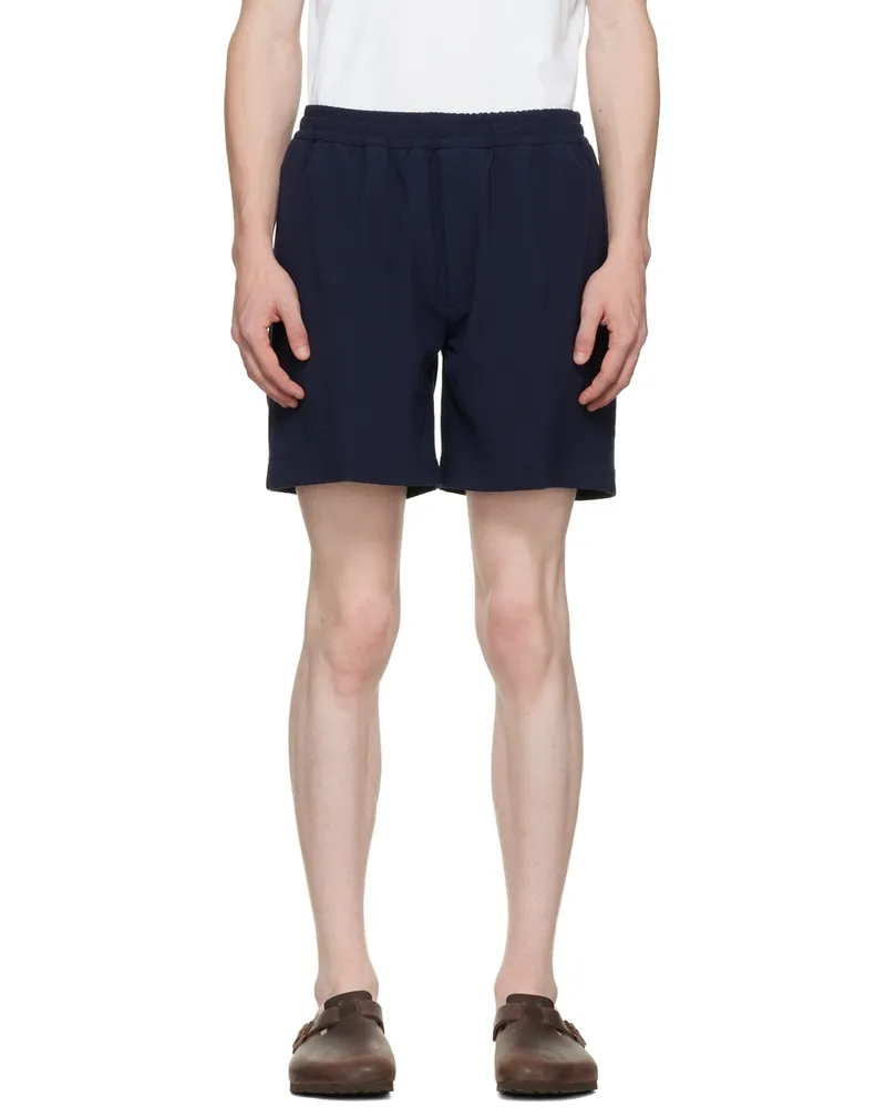 Second/Layer Navy Madero Boxer Shorts Navy