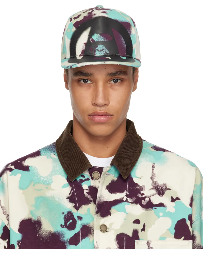 BAPE Blue & Purple Map Camo Cap Mul-multi