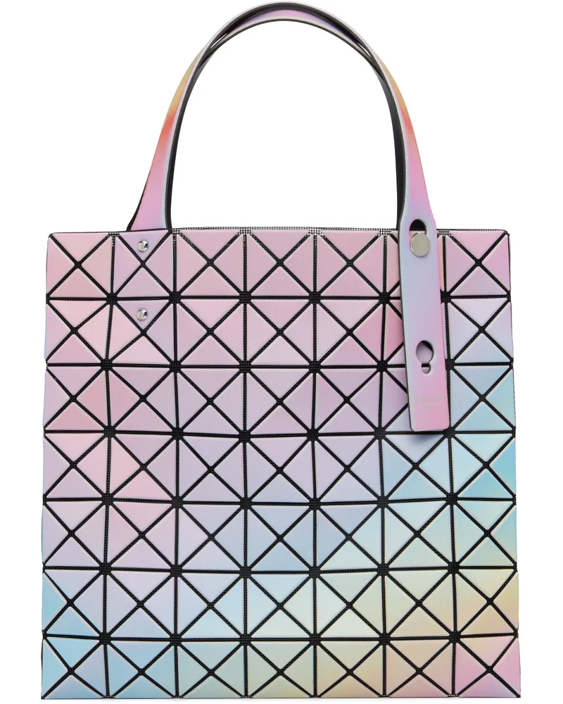 Issey Miyake Multicolor Illusion Tote 04-white