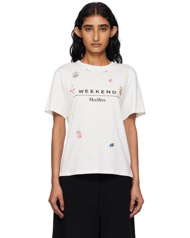 Max Mara White Olga T-shirt 009
