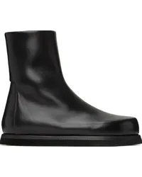 Marsèll Black Zip-Up Boots Black