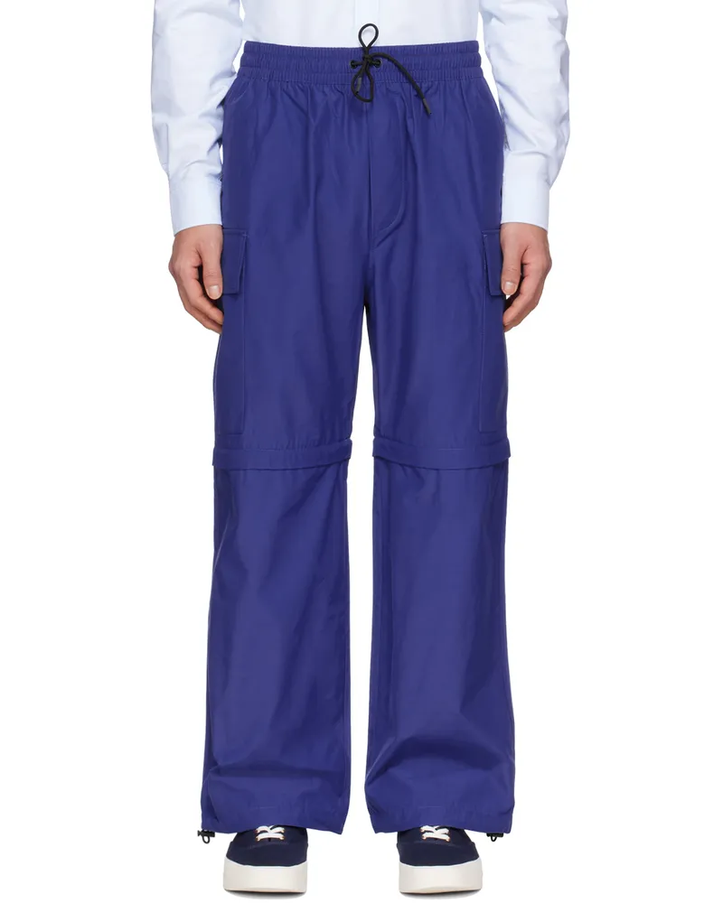 Kitsuné Blue Convertible Trousers P485