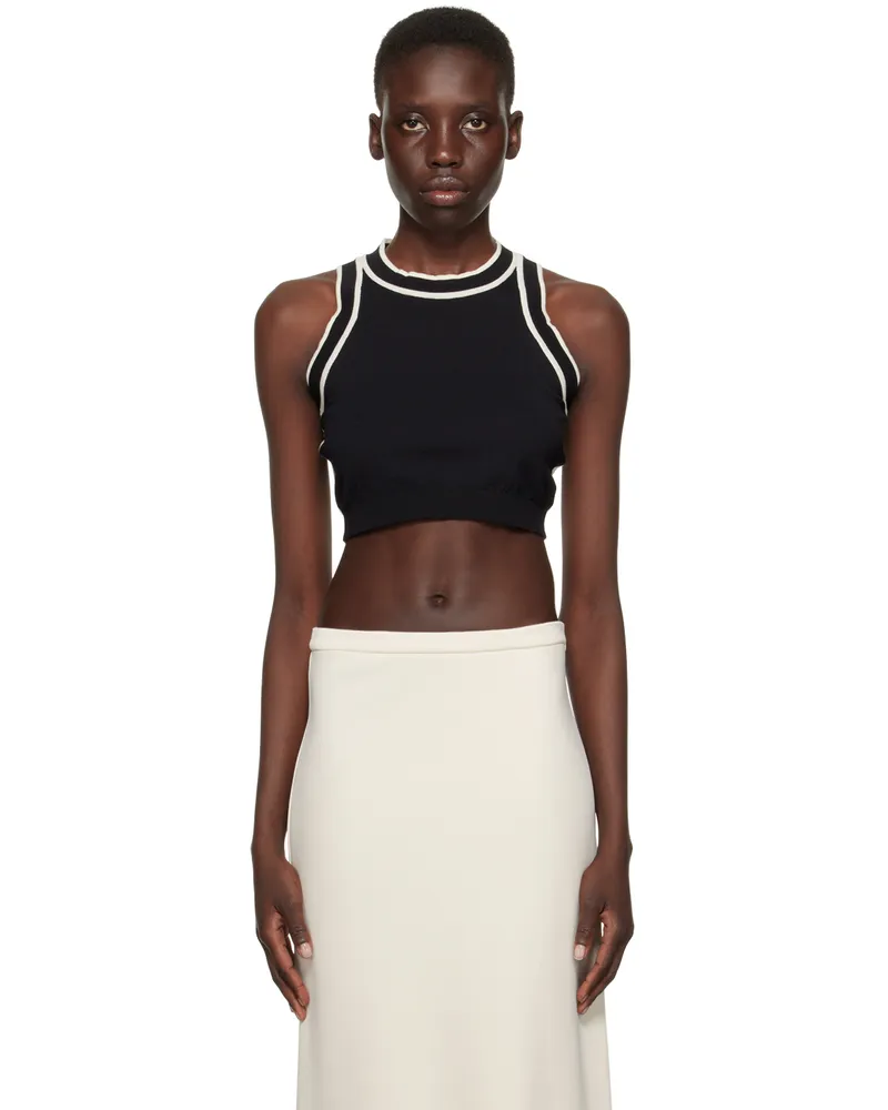 Max Mara Black Ruggero Tank Top 8