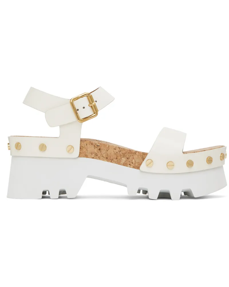 Chloé Off-White Owena Platform Sandals 121
