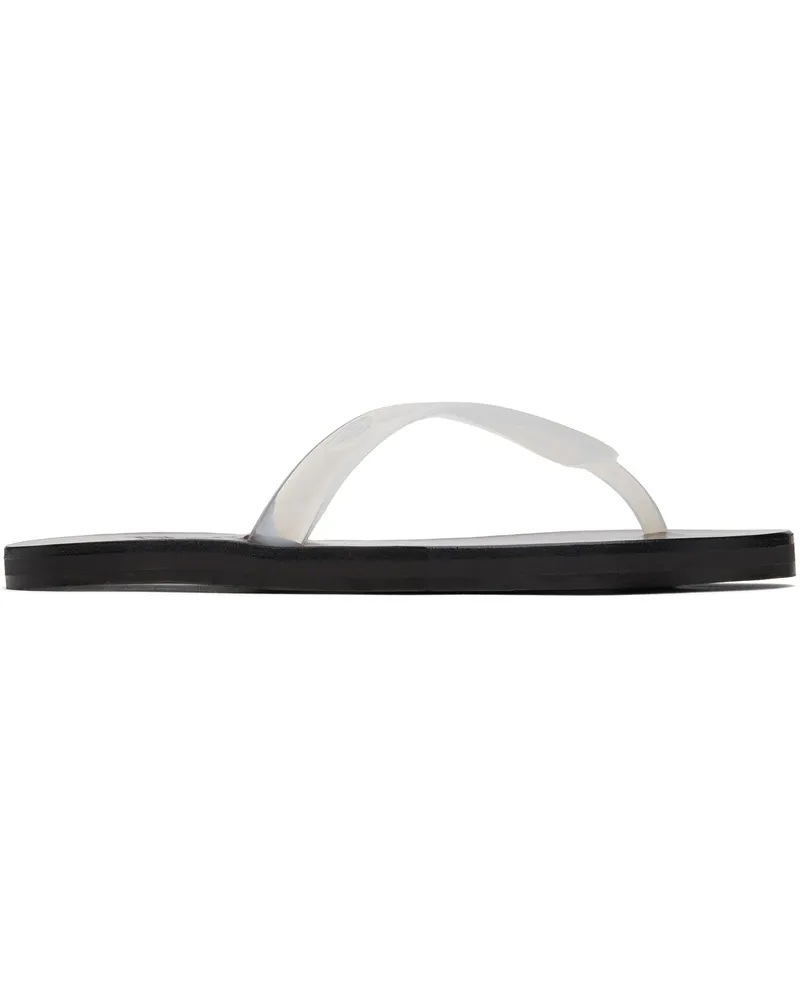 Ancient Greek Sandals Transparent Saionara Jelly Flip-Flops Clear