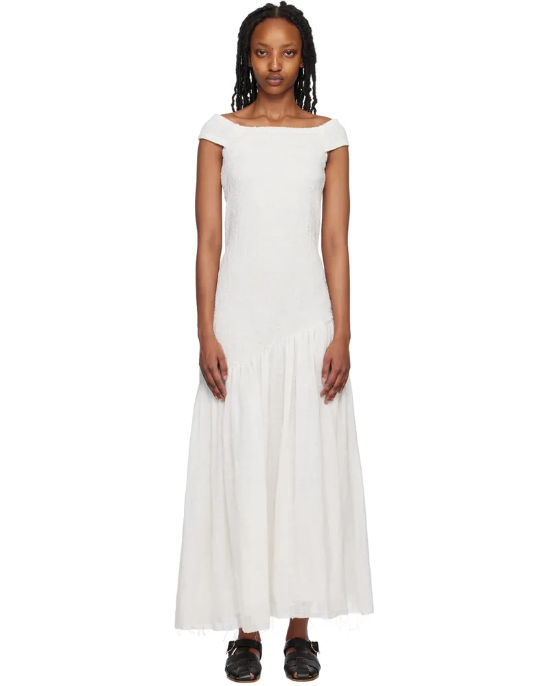 Gabriela Hearst White Veloso Maxi Dress Ivory