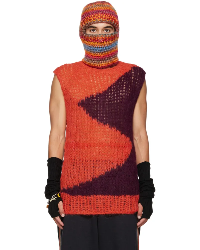 Anna Sui SSENSE Exclusive Orange Vest Orange