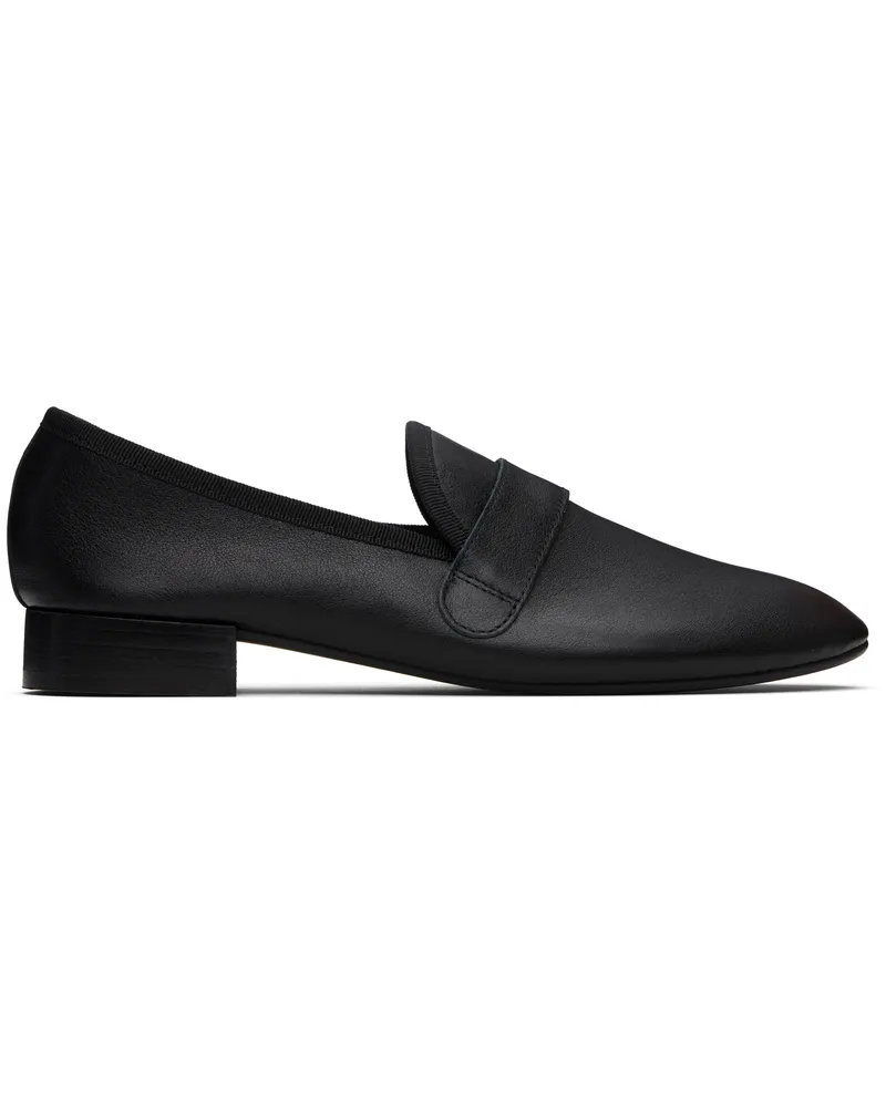 Repetto Black Michael Sole Rubber Loafers Noir