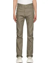 DRKSHDW by Rick Owens Gray Jim Cut Jeans Sage