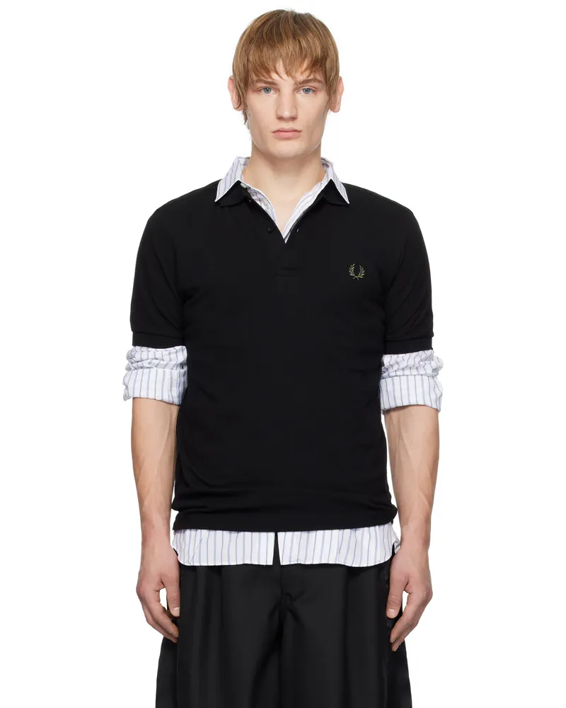Comme des Garçons Black Fred Perry Edition 'Freedom Is Energy' Polo 1