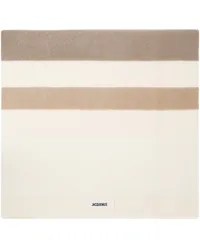 Jacquemus Off-White & Beige 'L'écharpe Arazzo' Scarf Multi-beige