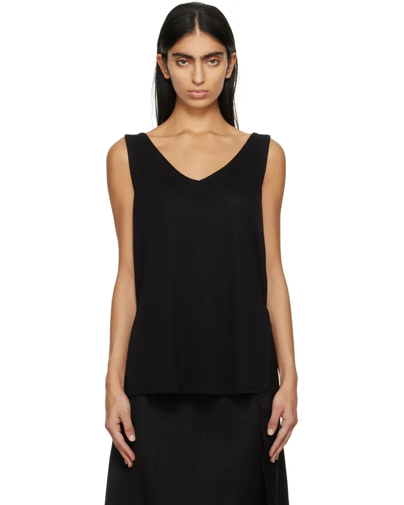 Studio Nicholson Black Shea Tank Top Black