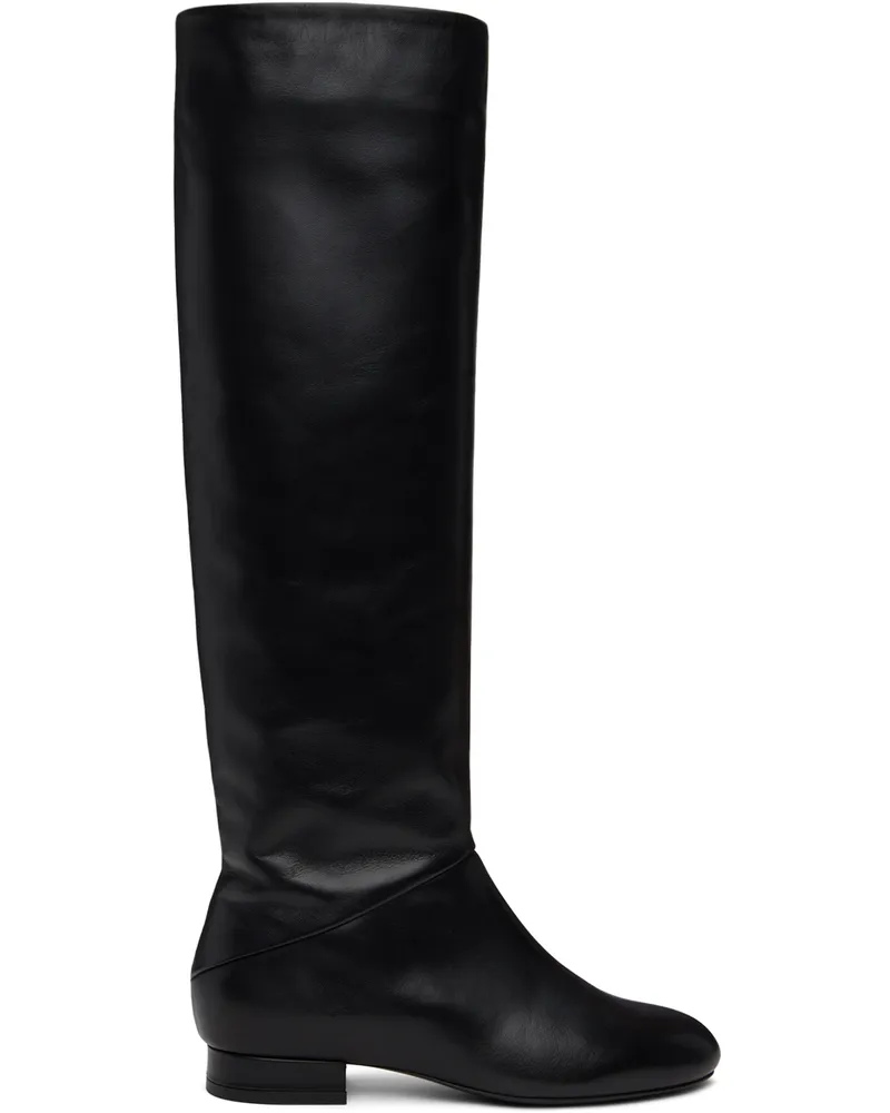 by FAR Black Felix Nappa Leather Boots Bk001