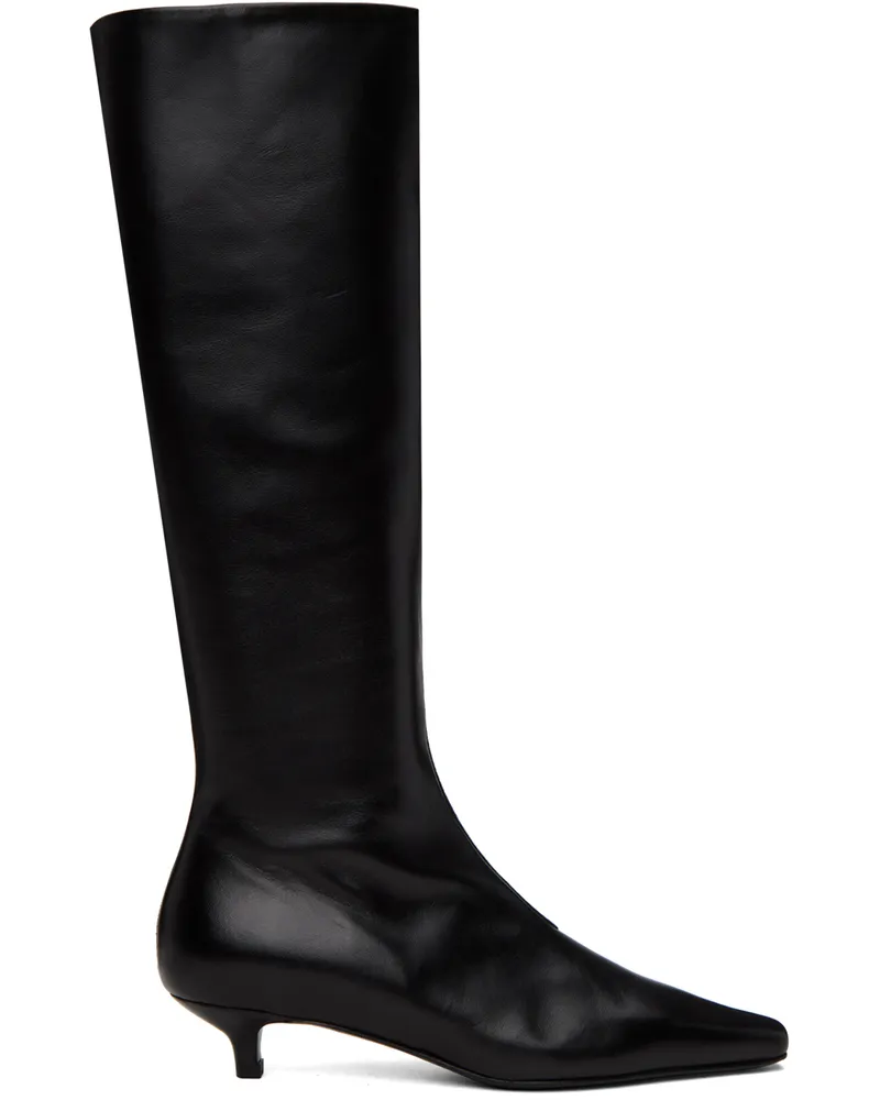 Totême Black 'The Slim' Boots 001