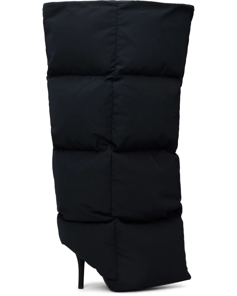 Balenciaga Black New Wader 110mm Tall Boots 1000