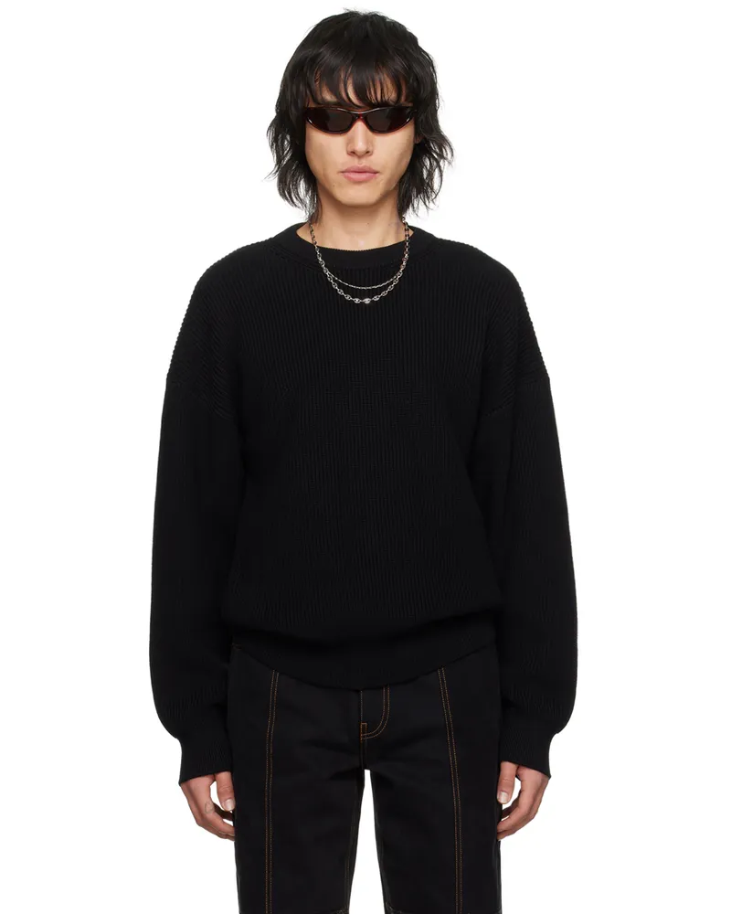 Marine Serre Black Core Sweater Bk99