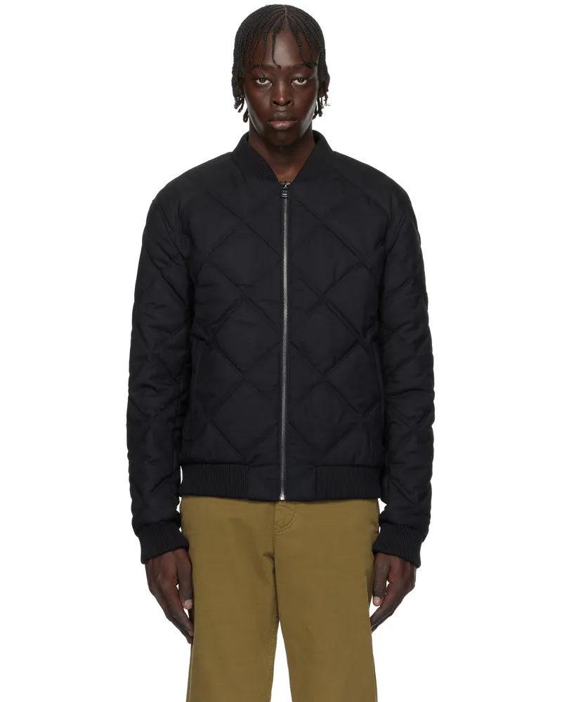 HUGO BOSS Black Regular-Fit Bomber Jacket 001-black