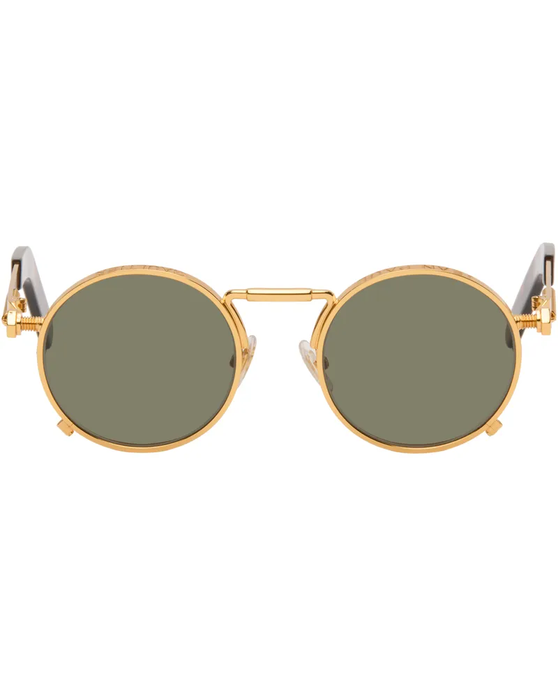 Jean Paul Gaultier Gold 'The 56-8171' Sunglasses 92-gold