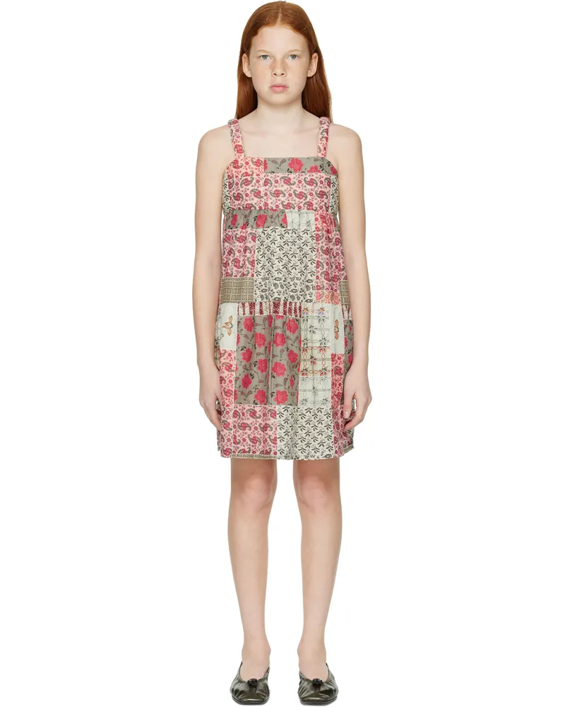 Sea Kids Multicolor Panna Patchwork Dress Multi