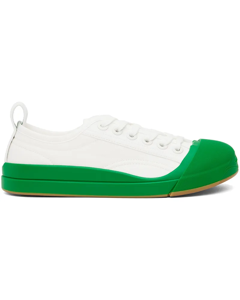 Bottega Veneta White Vulcan Sneakers 9185