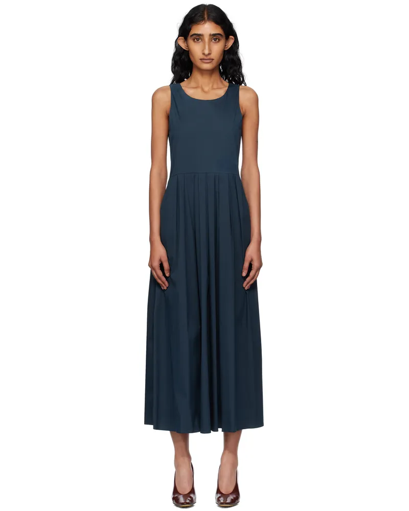 Max Mara Navy Moira Midi Dress 057
