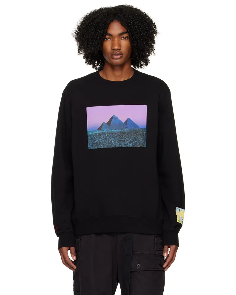 Undercover Black Graphic Sweatshirt Black