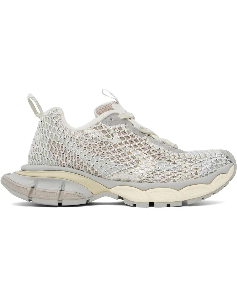 Balenciaga Beige 3XL Fishnet Sneakers 9191